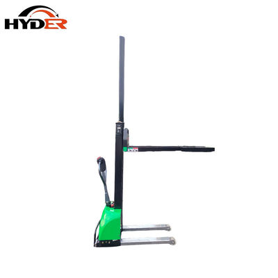 1300mm Lifting Height Full Electric Self Loading Pallet Stacker for 0.5t Load Capacity