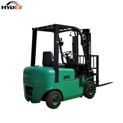 2535*1160*2095mm 2ton 2000kg 3stage Mast 6m Electric Pallet Forklift with Solid Tyres