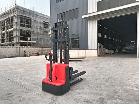 Lift height 3000-5000mm 1.5ton 1500kgs Walkie Electric Stacker with 48V 32ah Battery