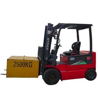 3m Height Lifting 2.5ton Electric Truck Forklift Equipped with American Curtis Controller