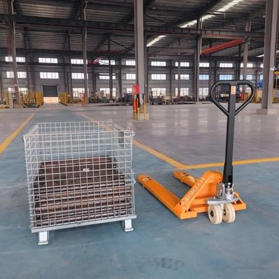 550/685mm Fork Width Hand Buggy Manual Truck Pallet Jack for Warehouse Operations