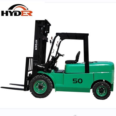 Energy Efficiency Stability Cpd50z 5000kgs Electric 4 Wheel Forklift for Materials Handing