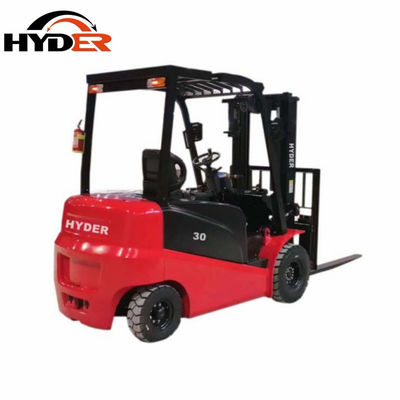 2600*1265*2150mm 72V/350ah Lithium Electric Forklift with Loading Capacity 3tons 3980kgs