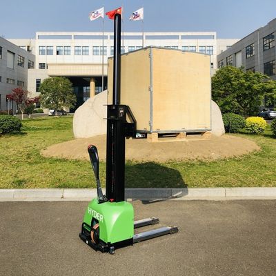Full Electric Self Loading Portable Forklift Stacker 1300mm/1600mm Lift Fuel Electric