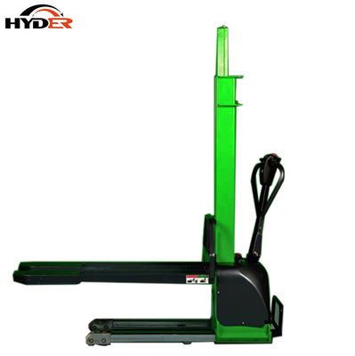 300kg 500kg 700kg 1000kg Semi Electric Self-Loading Stacker Forklift Lift Height 800mm