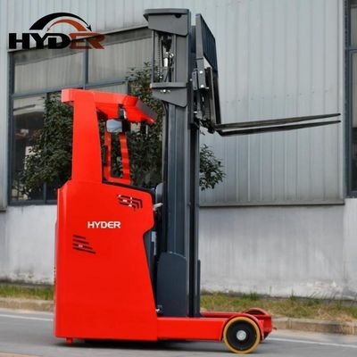 2000kgs Capacity Electric Reach Truck Forklift Material Handling Equipment DC Motor