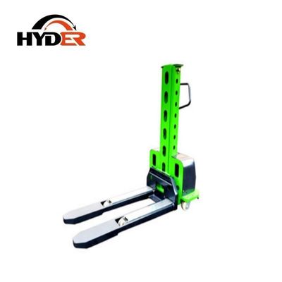 AC Motor Drive Semi Electric Self Loading Pallet Stacker 500kg 1300mm Lifting Height