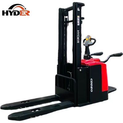 Hyder 2000 Kg Capacity Counterbalanced Electric Standing Stacker Forklift 2110X850X2070MM