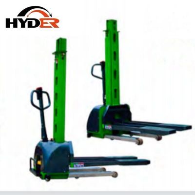 Full Electric Self Loading Stacker HSLF1000 with 1000kg Lifting Capacity and DC Motor