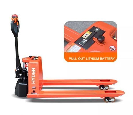 3300lbs Capacity Full Electric Pallet Jack Truck with 48V/15h Battery and DC Motor