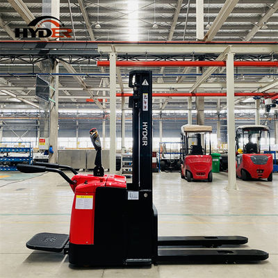 2110X850X2070MM 2tons Standing on Pallet Straddle Stacker Forklift with Durable AC Motor