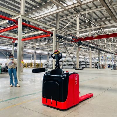 2000kgs Pallet Jack with Max Lifting Height 205mm and Battery Voltage/Capacity 24V/120ah