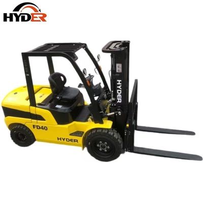 4ton Diesel Truck Forklift with Attachment Hyder in Fuel Diesel Tire Pneumatic / Solid