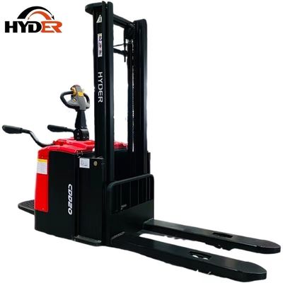 AC Motor Powered Warehouse 2000kg Lifting Stacker Stand-on Type Electric Forklift with CE