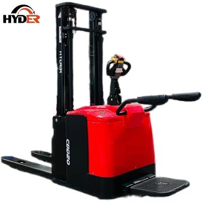 AC Motor Powered Warehouse 2000kg Lifting Stacker Stand-on Type Electric Forklift with CE
