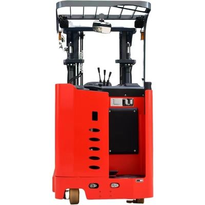 AC Motor 1600kg 1.6ton Narrow Aisle Electric Reach Pallet Stacker for Warehouse CE