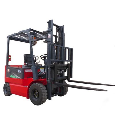 4 Wheel 2.5t Electric Forklift Truck with Counterbalance and Optional Load Capacity