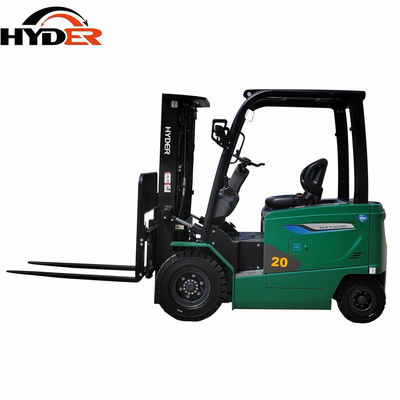2000kgs Loading Capacity Electric Forklift Fork Lift with AC Motor and Lithium Battery