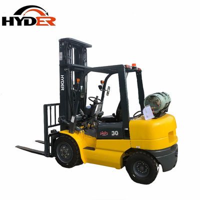 Gasoline Engine 3.0 Ton 3m Lifting Pneumatic Tires Forklift for Your Requirements
