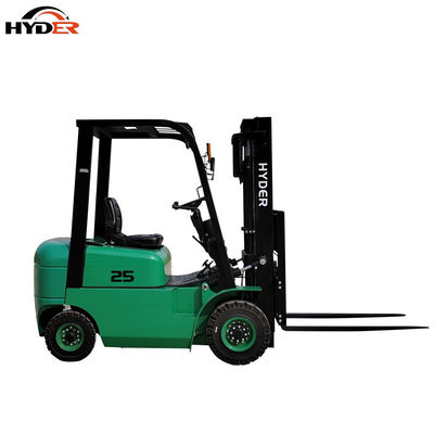 Hyder Full Electric Battery Operated Forklift Truck 2.5ton with Lift Motor and Mast