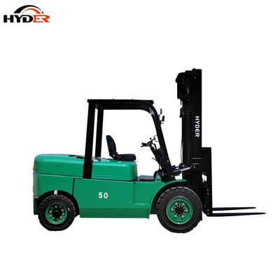 5 Ton Load Capacity Hyder 5000kg Lithium Battery Electric Forklift with Pneumatic Tire