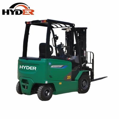 Fuel Electric 2.5ton 4 Wheels Driven Electric Forklift with CE ISO by Hyder Manufacture