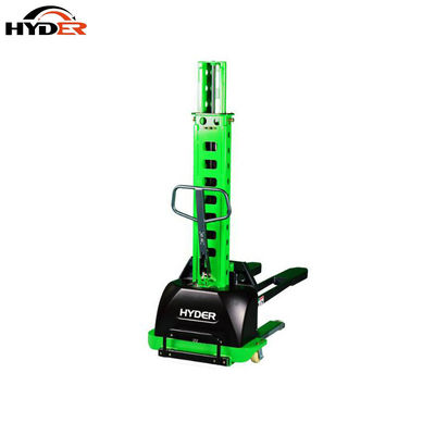 300kg 500kg 700kg 1000kg Semi Electric Self-Loading Stacker Forklift Lift Height 800mm