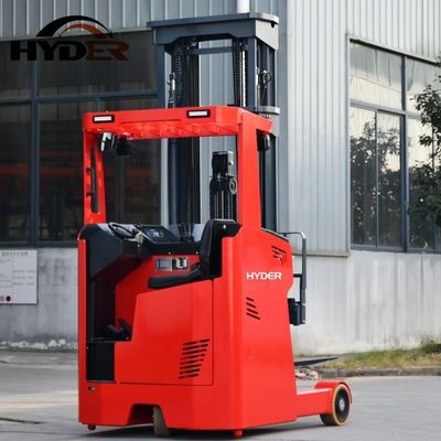 2000kgs Capacity Electric Reach Truck Forklift Material Handling Equipment DC Motor