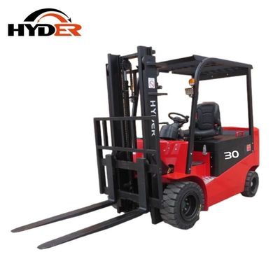 Green Energy 3m Lifting Height 3tons Electric Forklift Counterbalance with Tilt Control