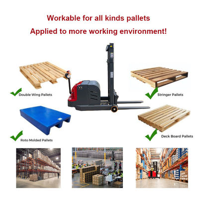 Package Size 2330.00cm * 920.00cm * 2780.00cm Counterbalanced Stacker for Warehouse