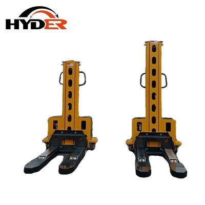 500kg 0.5ton Semi Electric Portable Self Loading Pallet Lift Stacker 1300mm Height