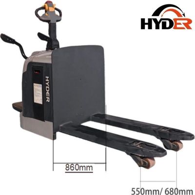 Hyder 2.5t Full Electric Battery Powered Hydraulic Pallet Truck for Warehouse Warehouse