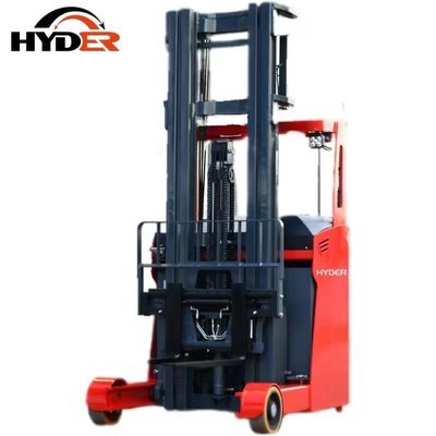 Hyder 1.6t Electric Seated Reach Stacker for Warehouse Lifting Height 7500mm-10000mm
